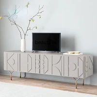 yj creative tv cabinet geometric post modern light luxury tv cabinet modern minimalist nordic