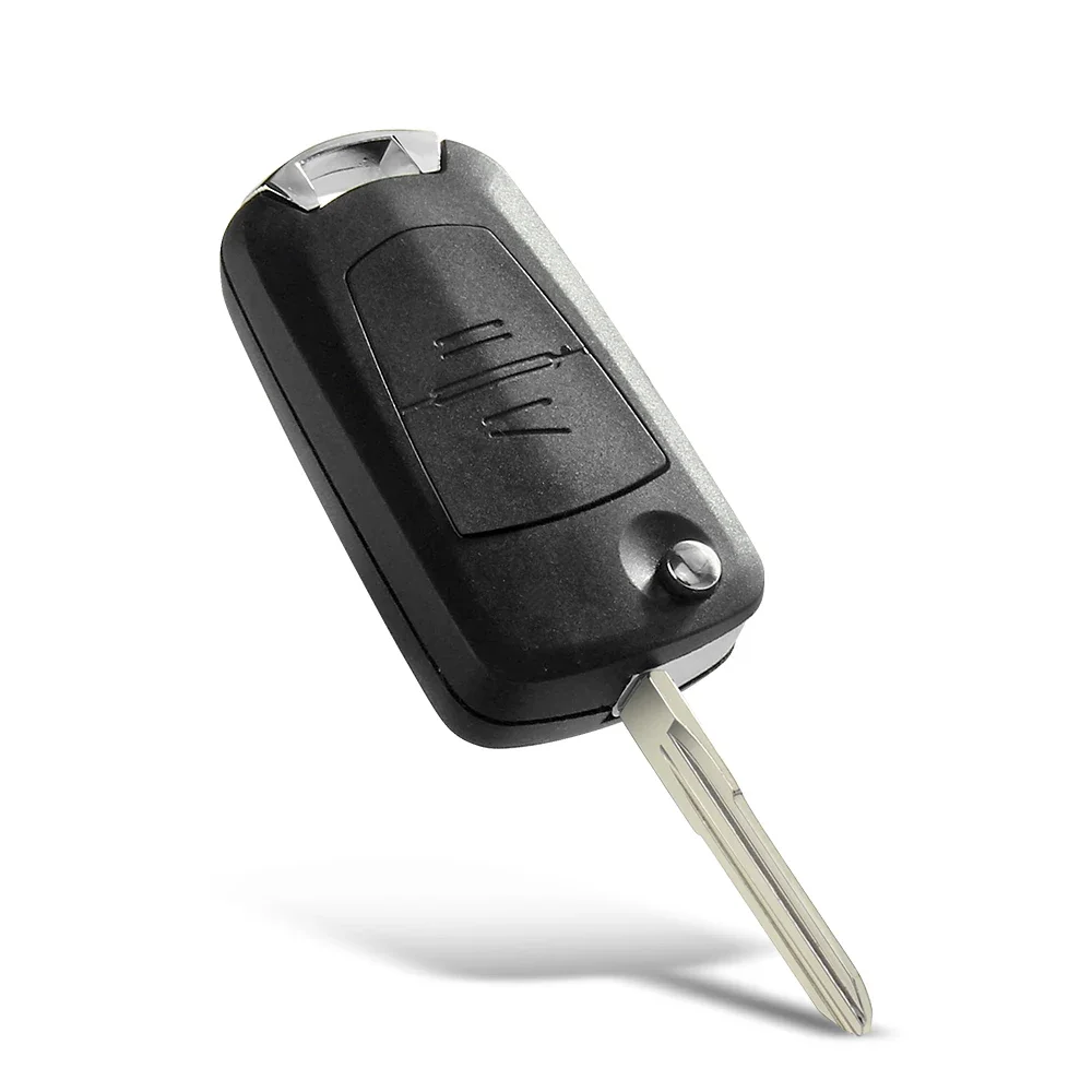 Фото KEYYOU 1 шт., 2 кнопки, складной флип-чехол для дистанционного ключа с необрезанным лезвием для Vauxhall Opel Astra Vectra Zafira, чехол для автомобильного ключа №5