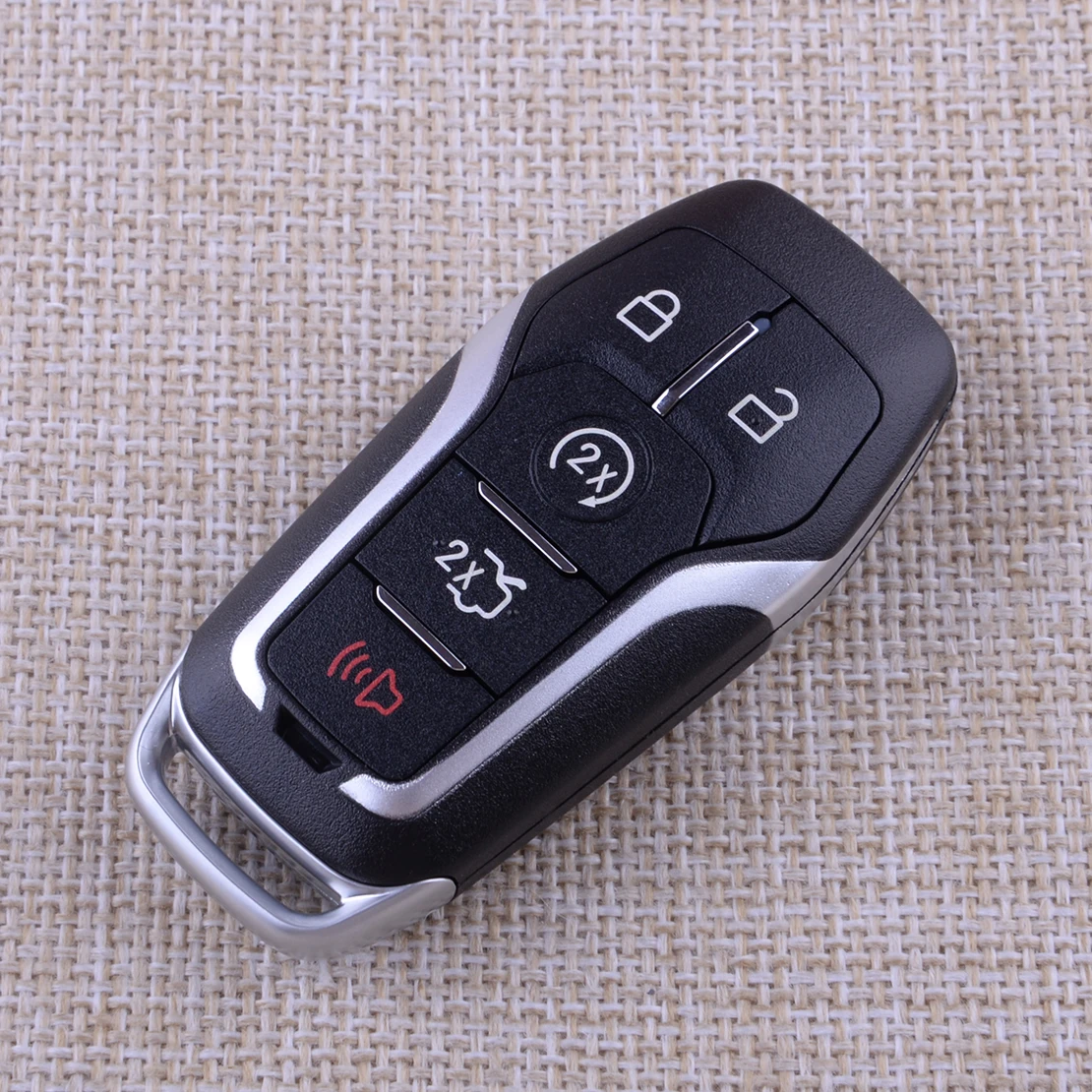 

5 Button Remote Flip Key Fob Uncut Shell Case M3N-A2C31243300 Fit for Ford Mustang F150 Explorer Edge Fusion Lincoln MKX MKC MKZ