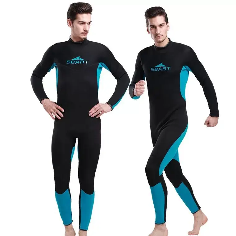 Wetsuit Men Full Suit, Long Sleeve Mens Wetsuit for Scuba Diving Surf Snorkeling, Neoprene Wet Suit Men in 3mm Black/Green Youth