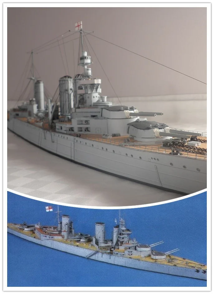 1:250 Британский Королевский флот Лев-класс боевой круизер Сделай Сам Набор