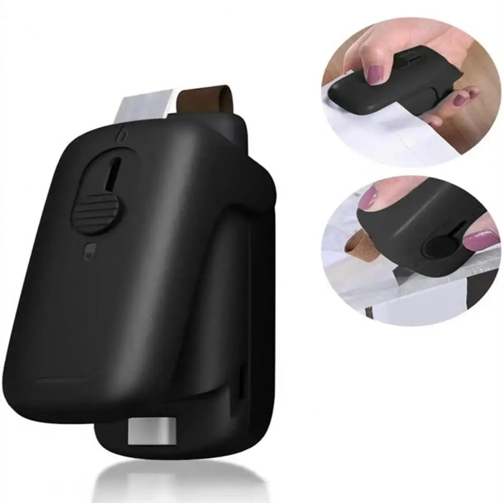 

1 Set Excellent Sealing Machine Portable Mini Sealer 2 in 1 Bag Sealer Machine with Hidden Blade Leakproof