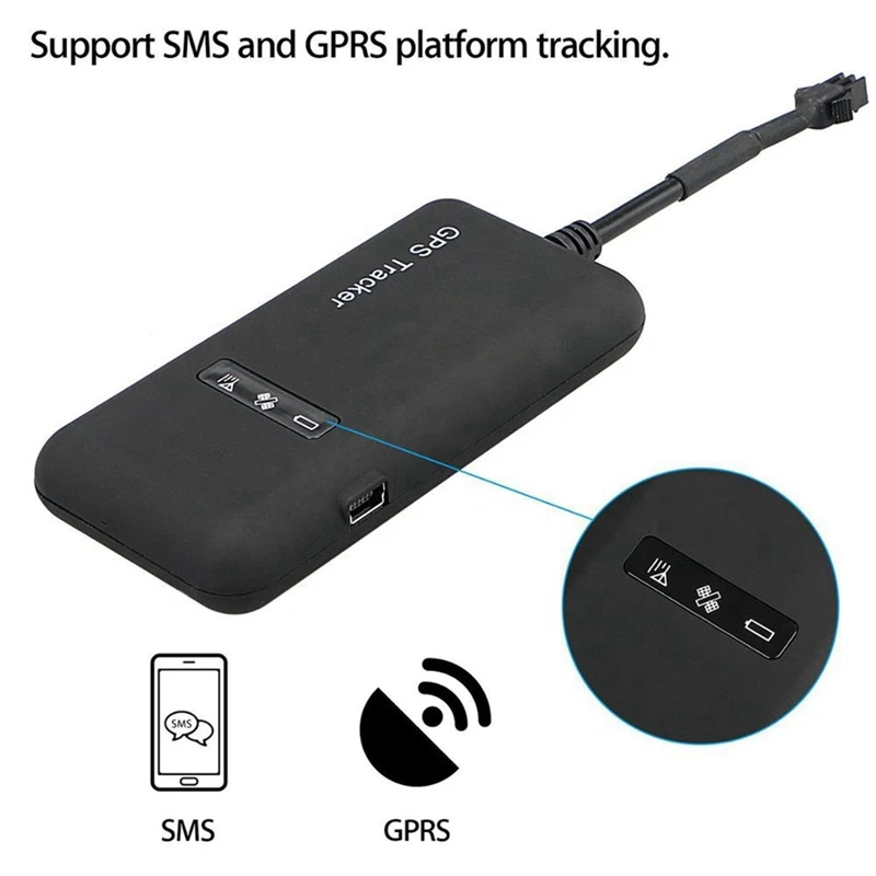 Автомобильный GPS-трекер GT02A система слежения с GPRS спутниковая за транспортными
