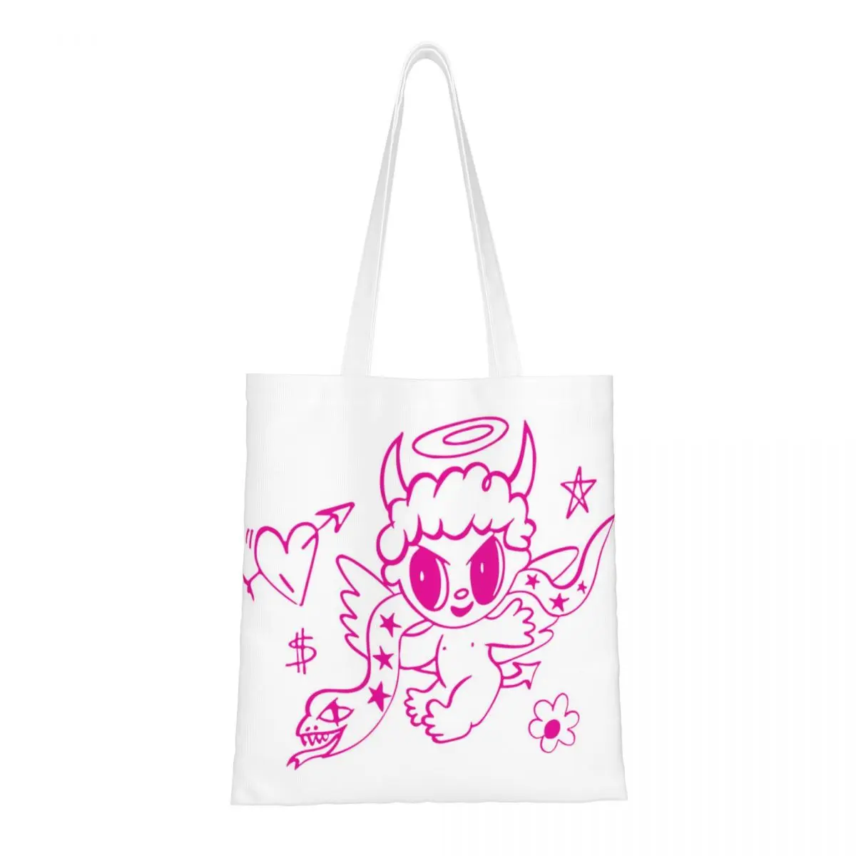 Забавная сумка-шоппер для покупок Sirena Karol G на заказ холщовая плечо вторичной