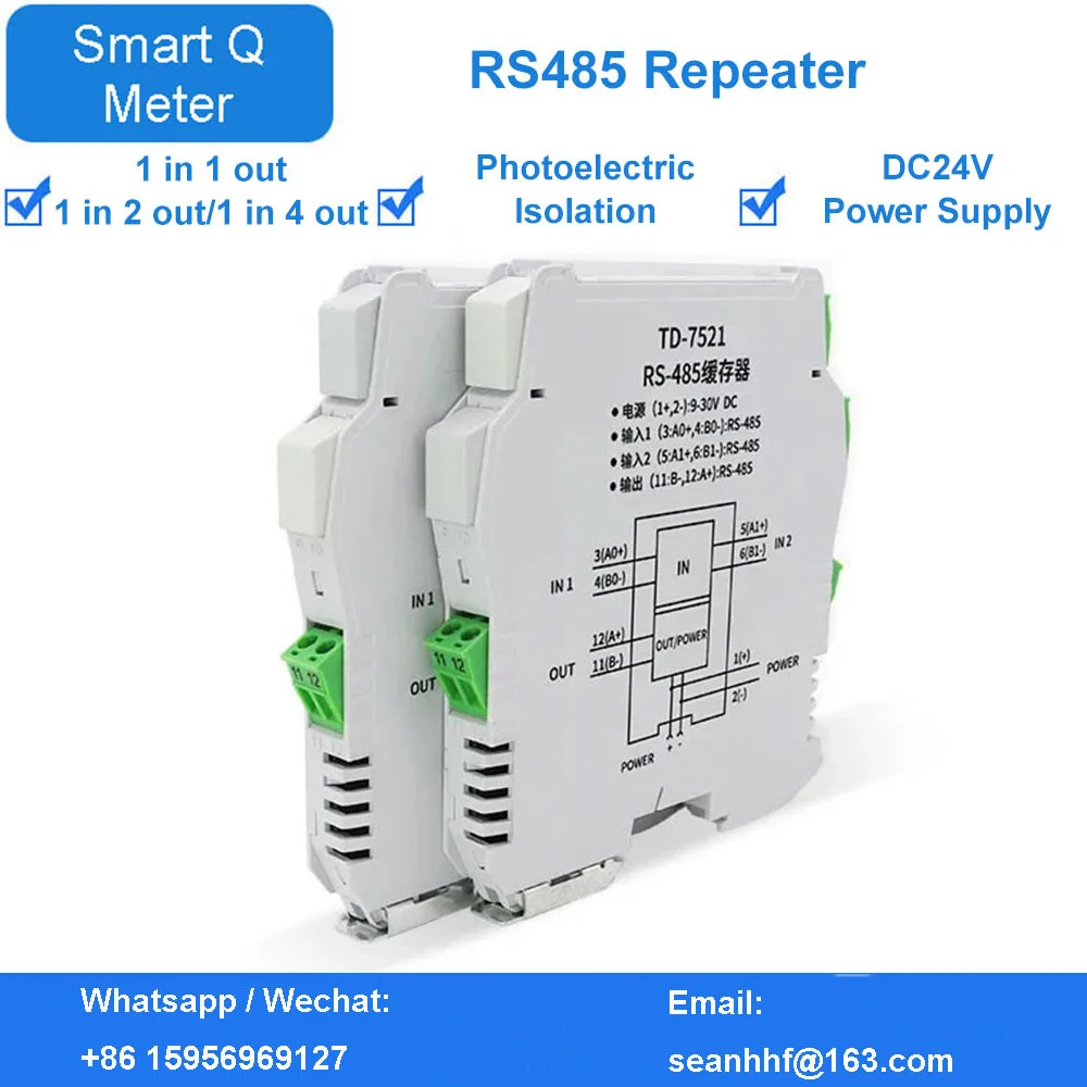 RS485 Ретранслятор с защитой от помех фотоэлектрическая изоляция изоляционная