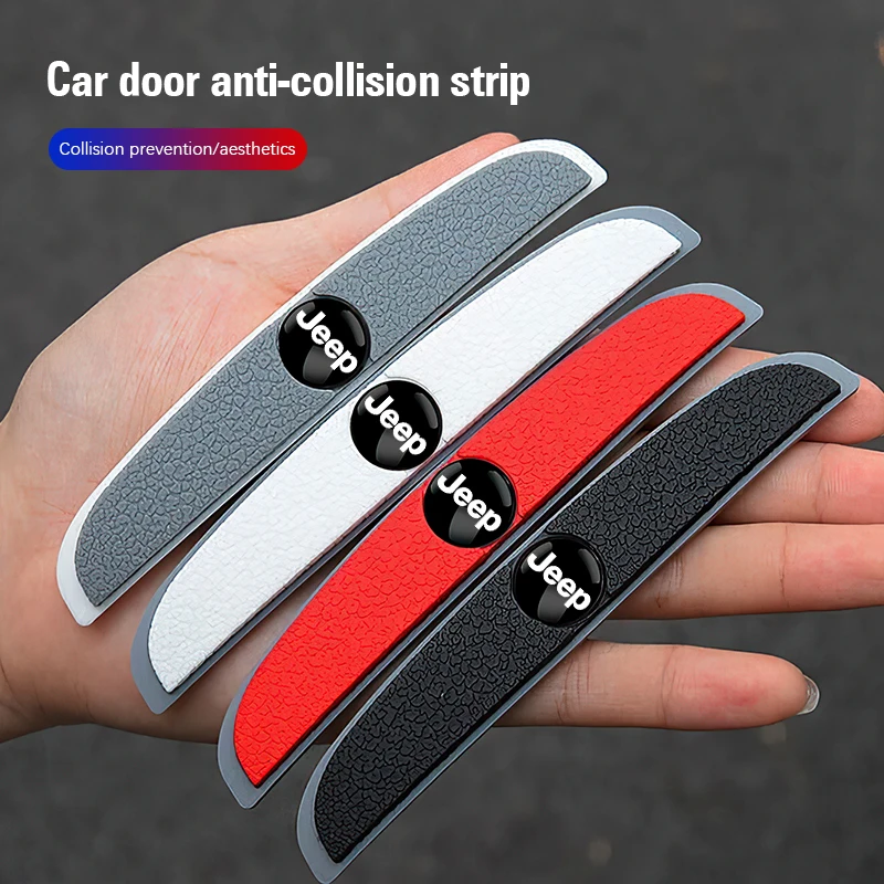 4 шт. автомобильная полоса для предотвращения столкновений силиконовая защитная