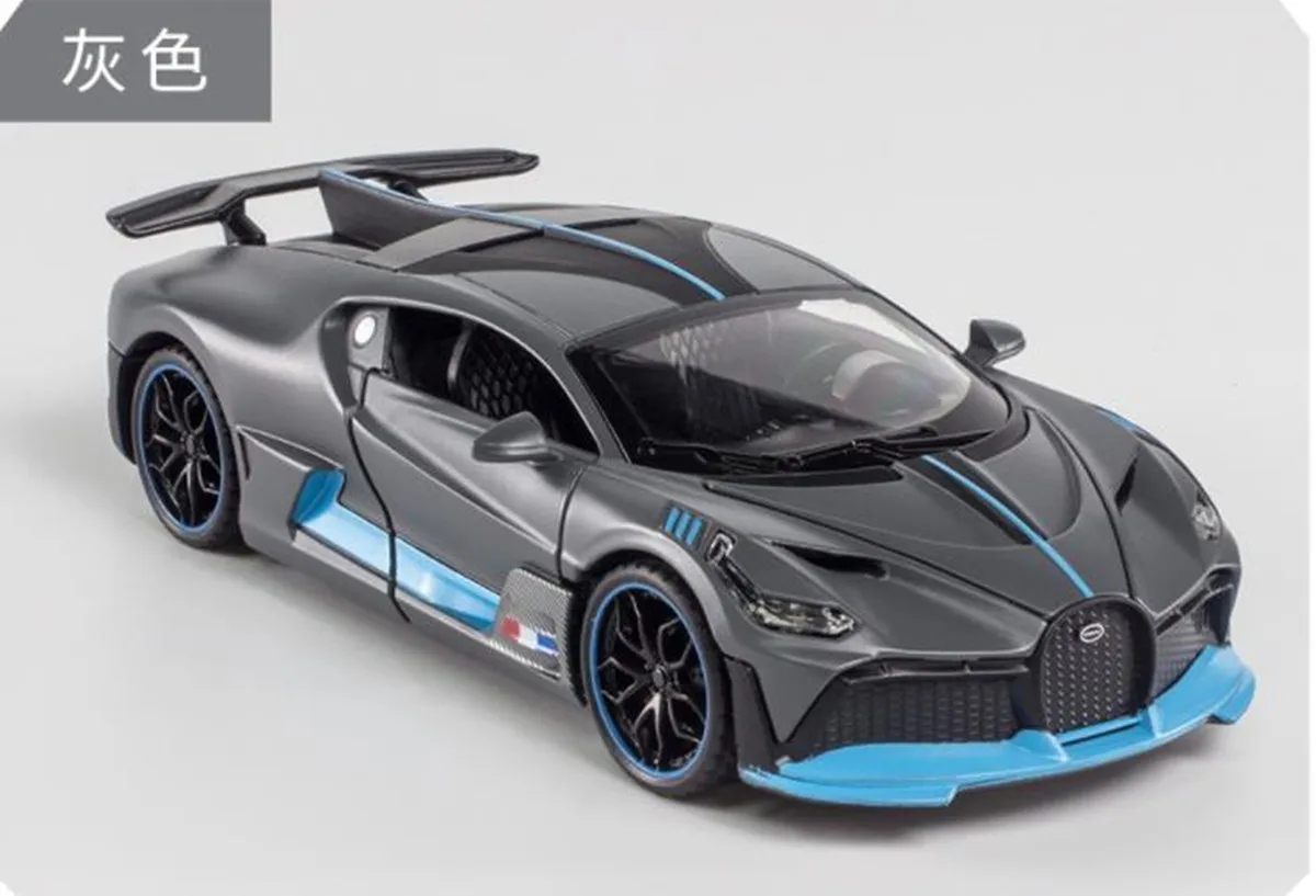 

1: 32 Die Cast Bugatti Children's Acoustooptic Alloy Small Sports Car Model Toy Car