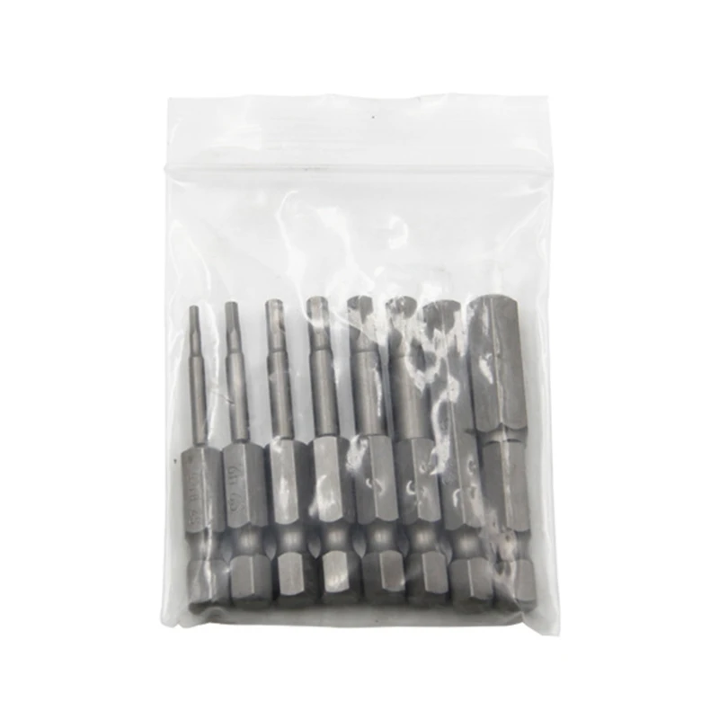 

Hex for Head Allen Wrench Drill Bit Set S2 Steel Hex for Head Screwdriver Bit Se