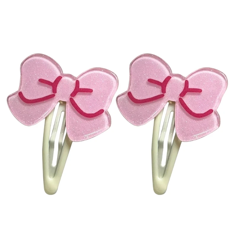 

MXMB Hot Girls Hairpin Harajuku Lady Y2K Girls Mini Bowknot Handmade Clip
