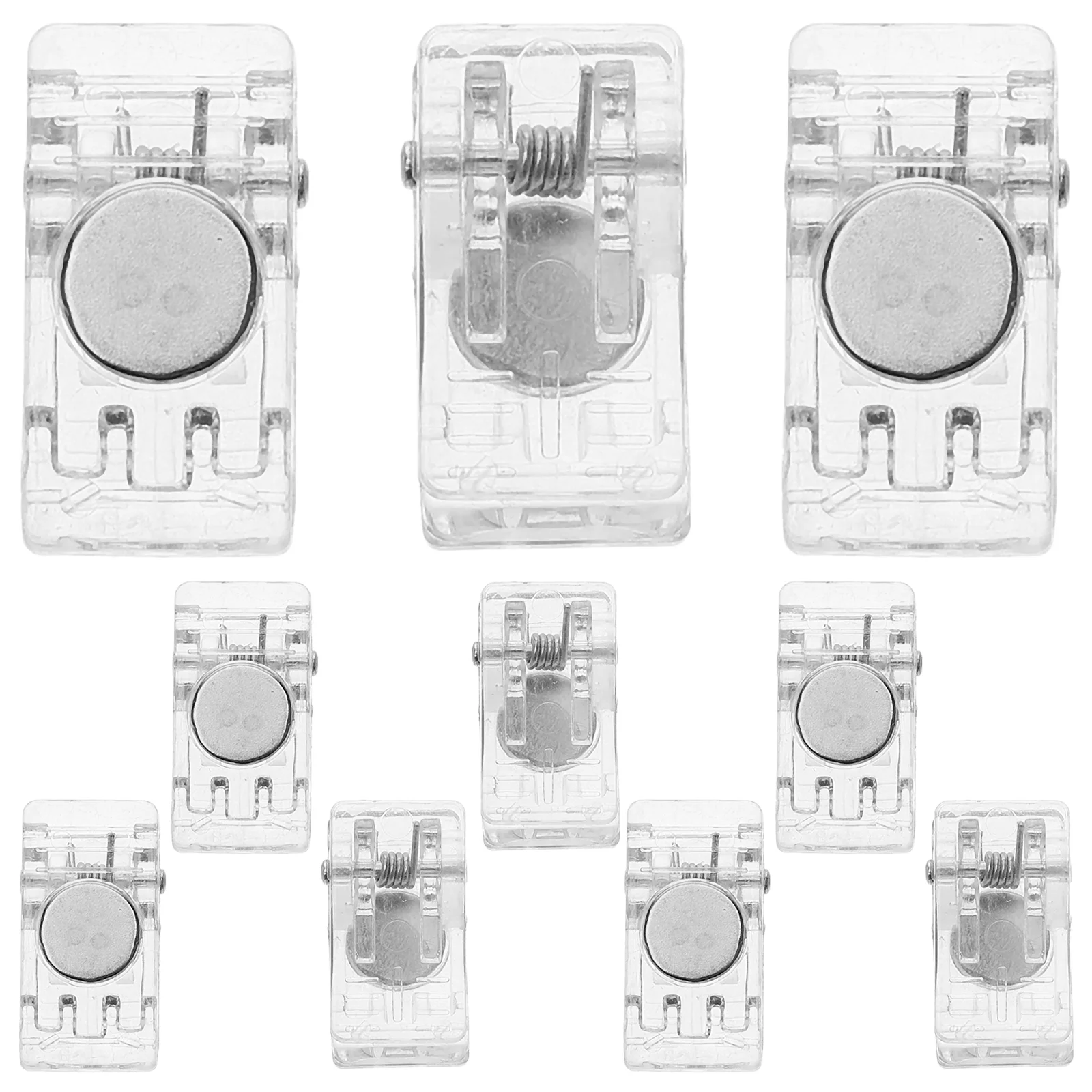 10 шт. держатель для бейджа настенные зажимы именные пружинные односторонние