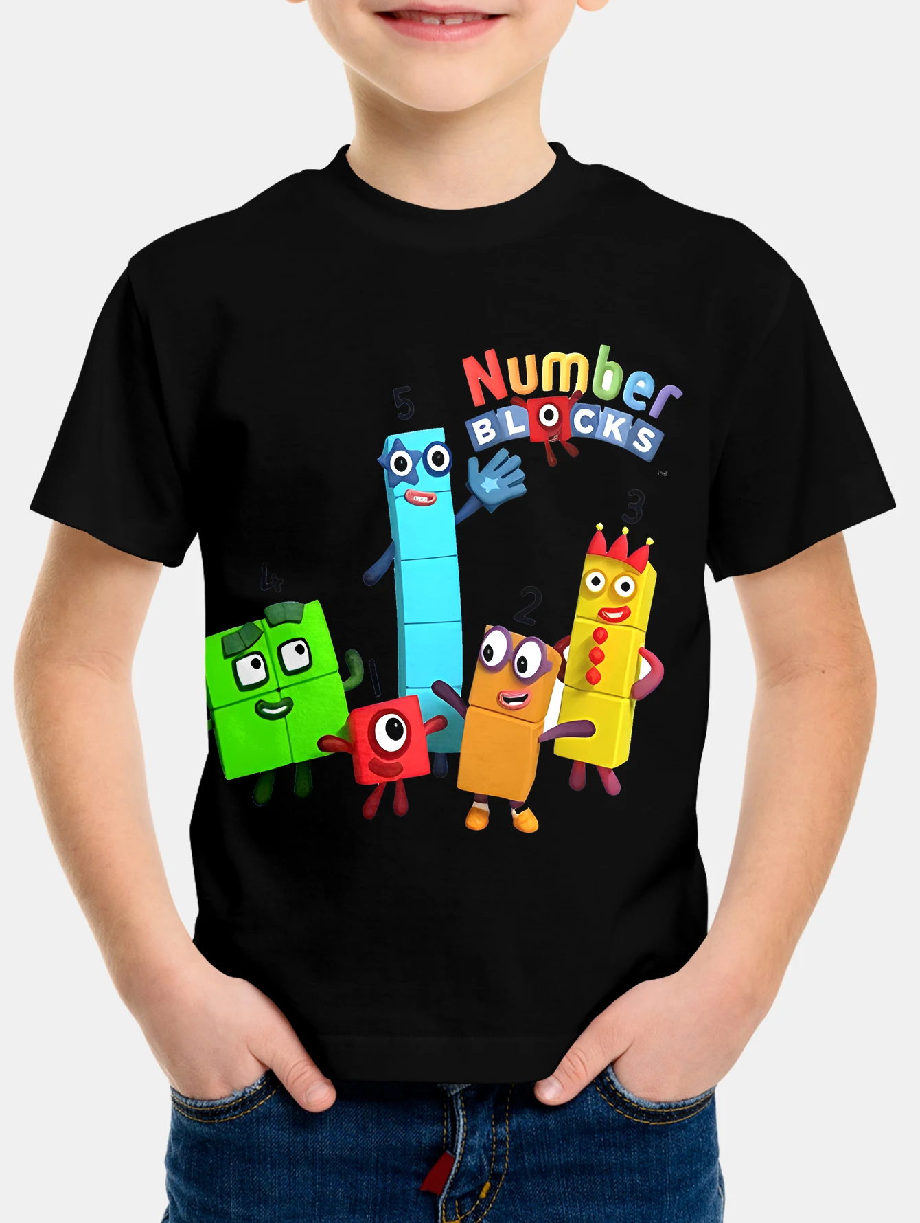 Детские Футболки С Цифрами Топ Короткими Рукавами Для Мальчиков