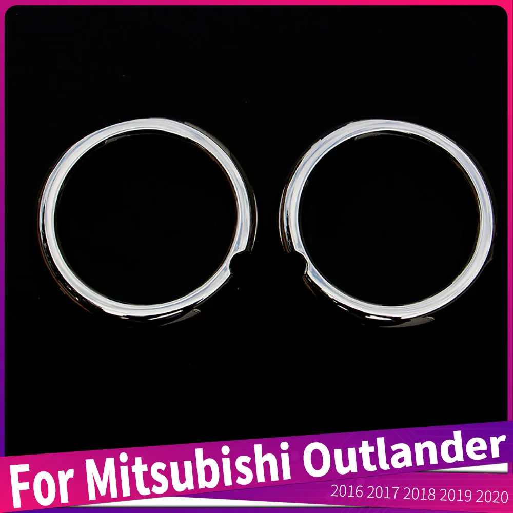 

Для Mitsubishi Outlander 2016 2017 2018 2019 2020 ABS Хромированная Автомобильная передняя противотуманная фара