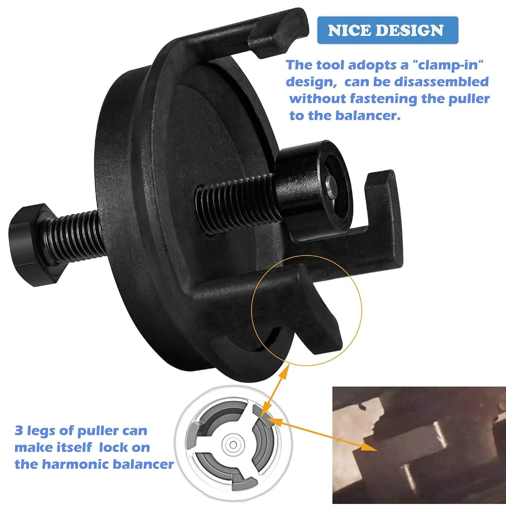 Для GM LS гармонический балансир съемник 25264 коленчатого шкива автомобильный