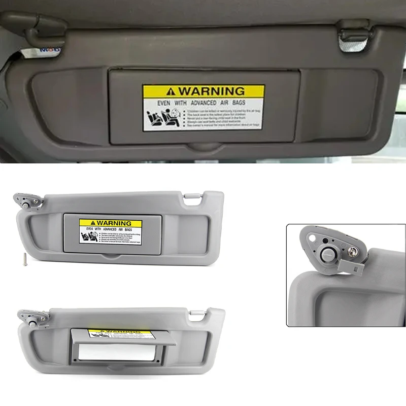 

Beige Car Sun Visor Shield Sunshade Left Driver Side No Light Sunvisor Block Shade For Honda Civic 2006-2008 Auto Accessories