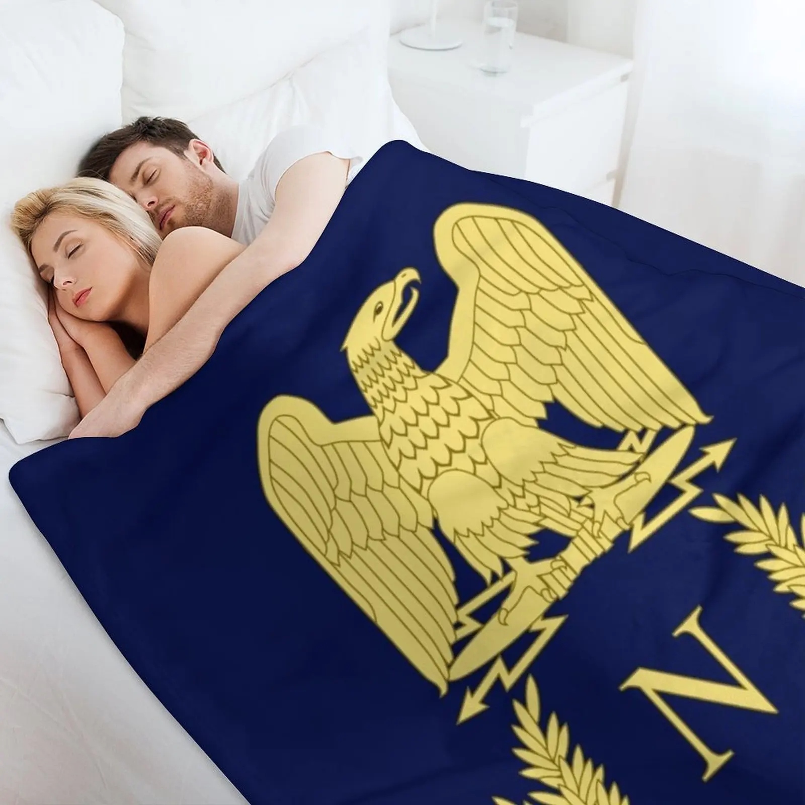 Emblème de Napoléon Bonaparte Плед тяжелый для сна Роскошные свободные одеяла
