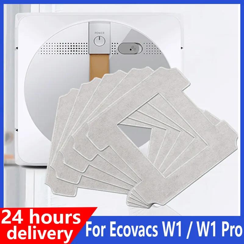 

Window Cleaner Robot For Ecovacs WINBOT W1 / W1 Pro Replacement Mop Cloths Rag Mop Pad Spare Parts Replacements Accessories
