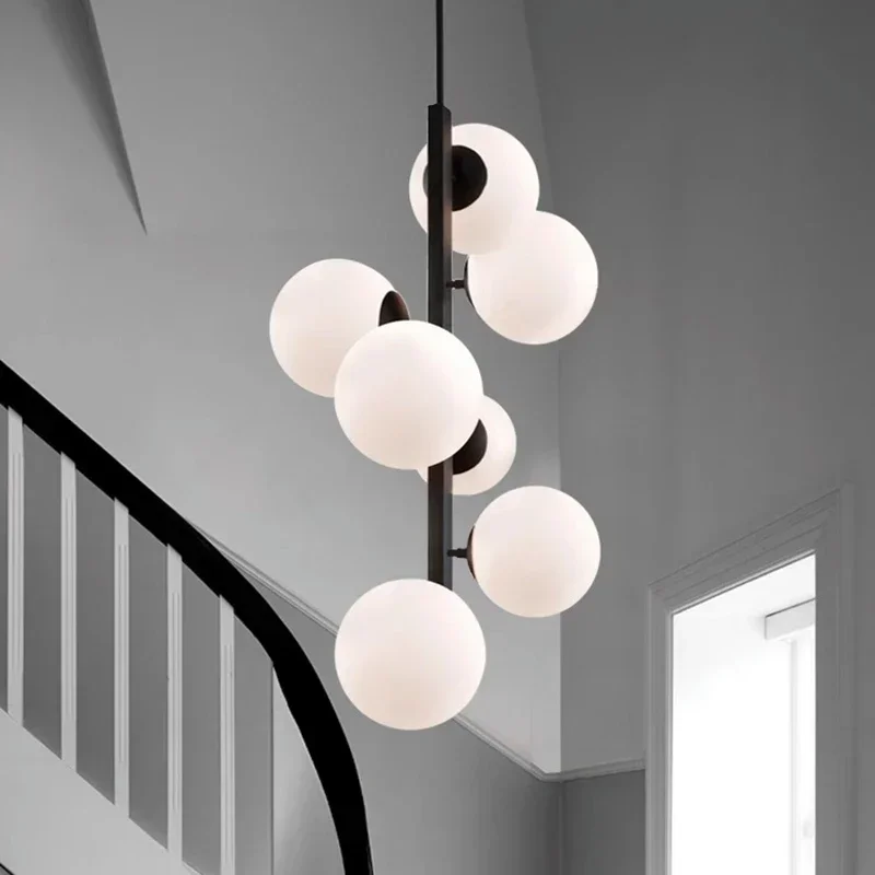 Скандинавский минимализм потолочная лампа для гостиной магазина железная