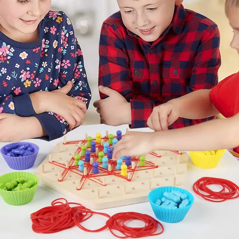 Деревянные треугольные шахматные цепочки шахматы треугольный стол