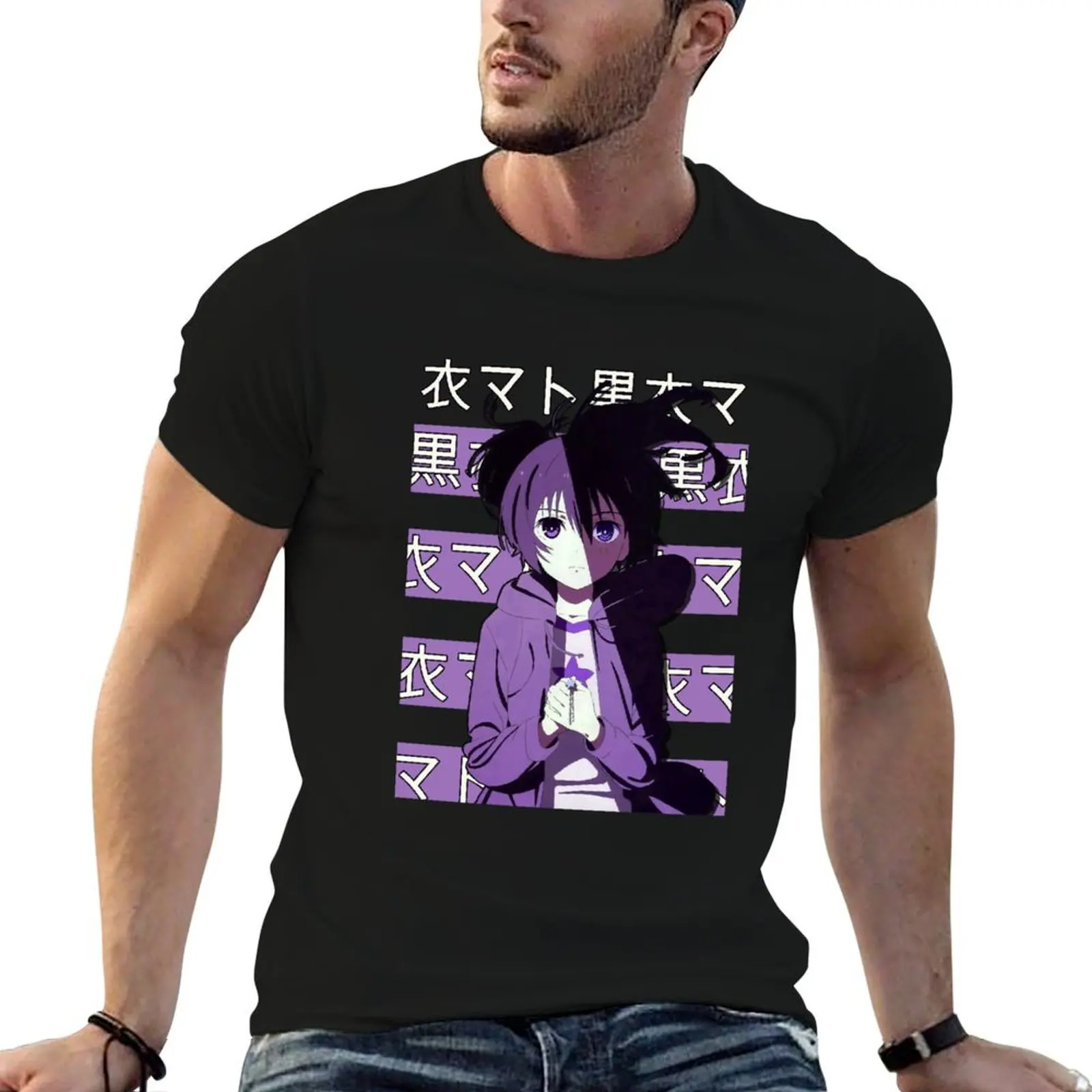 Футболка Black Rock Shooter Mato Kuroi в стиле аниме футболка с короткими рукавами по