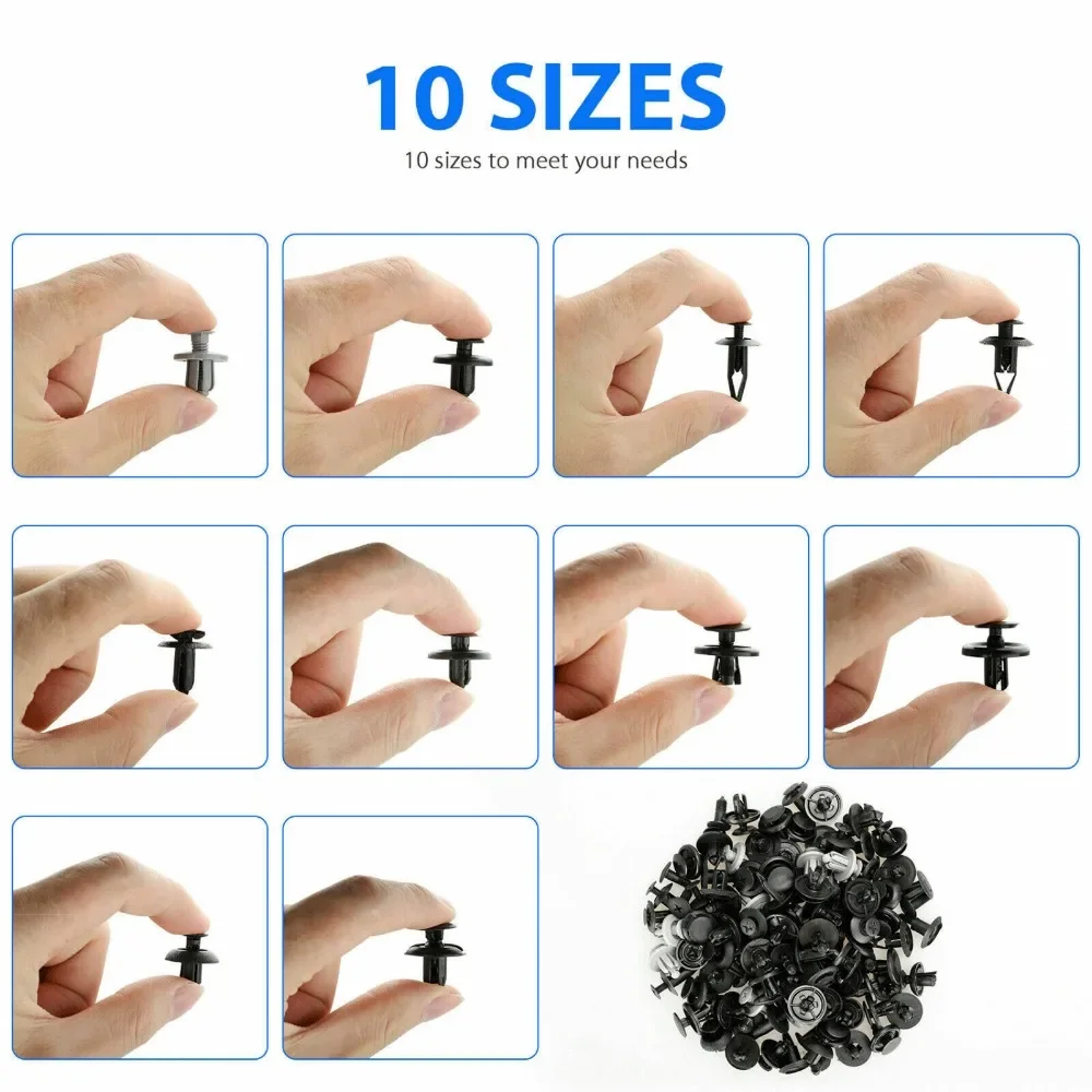 100 шт. зажимы для бампера фиксатор крыла автомобиля Фиксатор заклепки панели