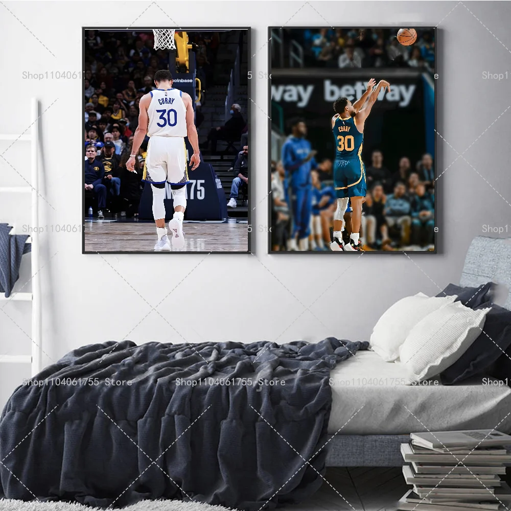 S-Stephen супер звезда C-карри плакат самоклеящаяся искусство детской Кофейни бара