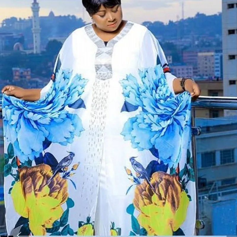 

Африканские платья Дашики для женщин, Дубай, Abayas, скромное Макси-Платье, Марокканское мусульманское кафтан с длинным рукавом, мусульманская...