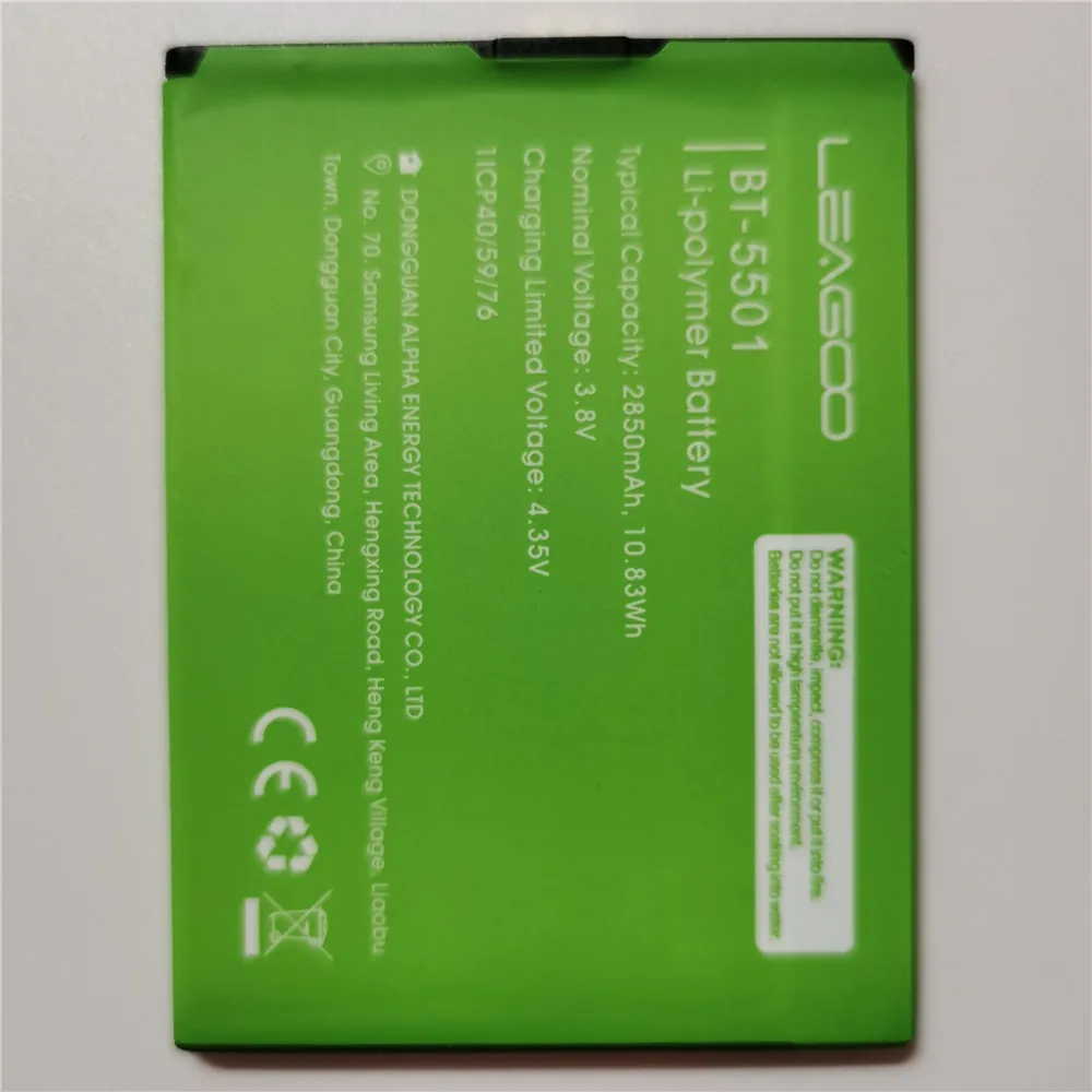 100 original new bt 5501 2850mah battery for leagoo m 9 m9 bt5501 mobile phone smart phone parts bateria batterie baterij free global shipping