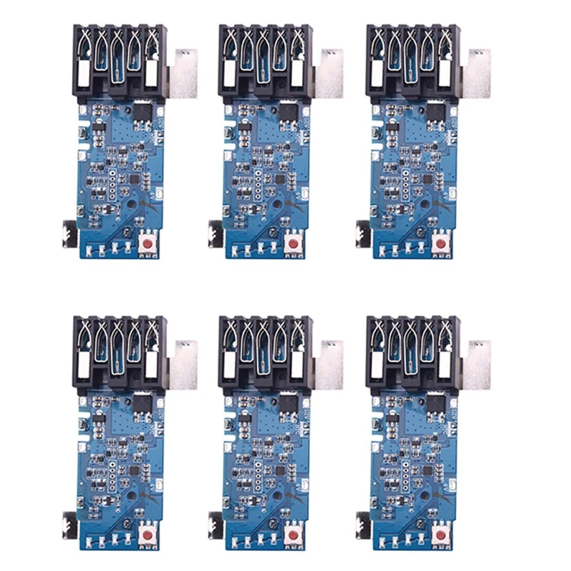 

6 Pack 18V Li-Ion Board For M18 Replacement PCB Board Electric Power Tool Lithium Battery Protection Circuit Board