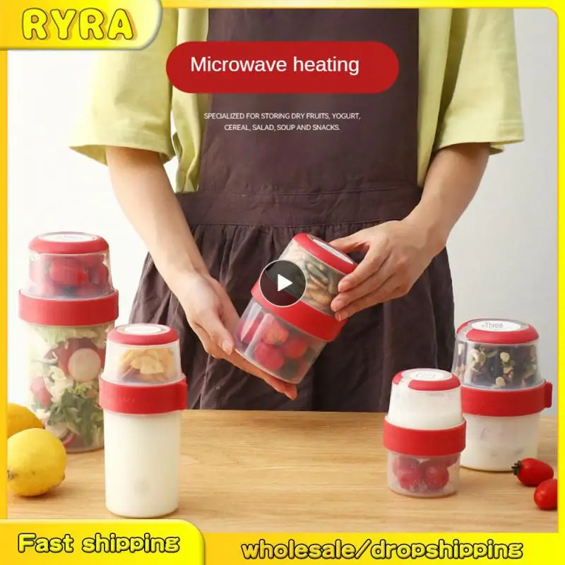 Портативные дорожные банки для хранения бытовая коробка йогурта прочная