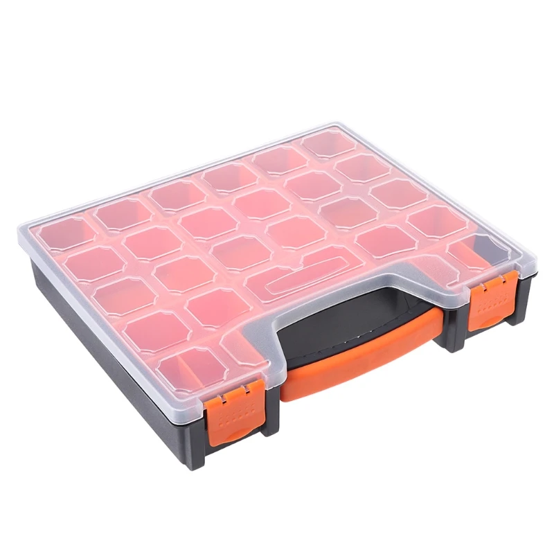 

Portable Carry Tool Storage Case Spanner Screw Parts Hardware Organizer Box New