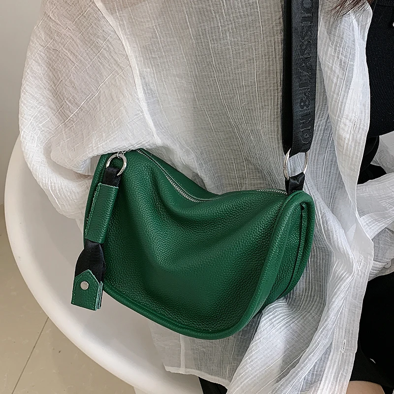 

LEFTSIDE Summer Vintage Small Crossbody Shoulder Bag for Women Brand Luxury Designer Genuine Leather Fashion HandBags and Purses
