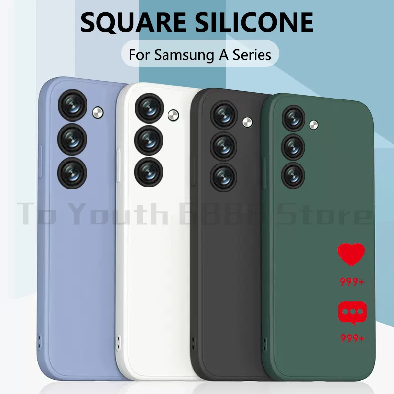 

S23 Ultra Case Liquid Silicone Case For Samsung S23 S22 S21 Ultra S23 5G Cover Funda For Galaxy 2 IN1 Shockproof With Lanyard