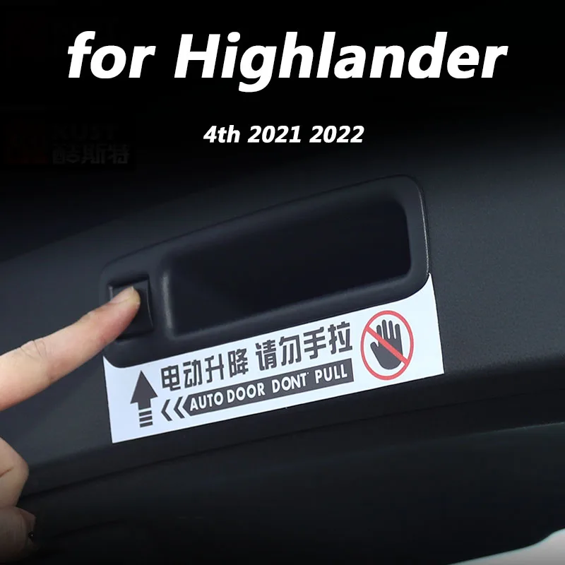 1 шт. патч для украшения салона автомобиля Toyota Highlander 4th 2021 2022 |
