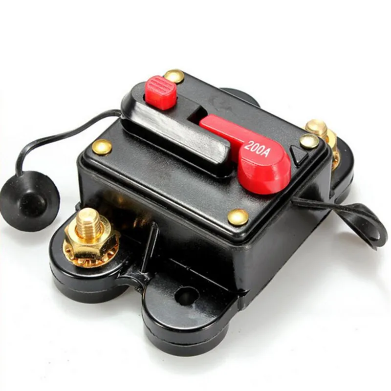 

1pcs 60-300A Car Automatic Recovery Switching Car Bike Audio Inline Fuse Circuit Breaker Fuse Holder DC 12-24V