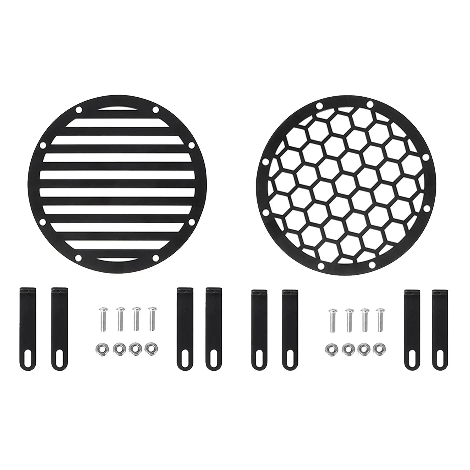 

Metal Round Motorcycle Headlight Grill Cover Guard Headlamp Protector Grille for Honda CMX500 300 17-20 Motorbike Replacement