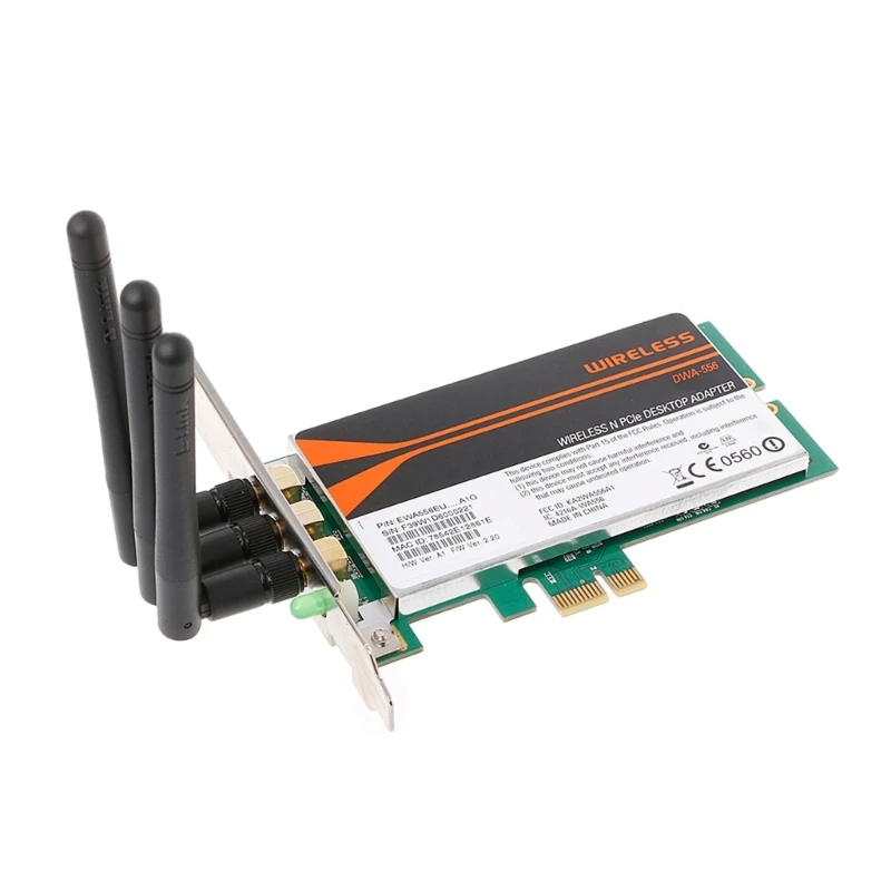 DWA-556 Беспроводной PCI-E настольный адаптер Wi-Fi-карта Низкопрофильная Прямая