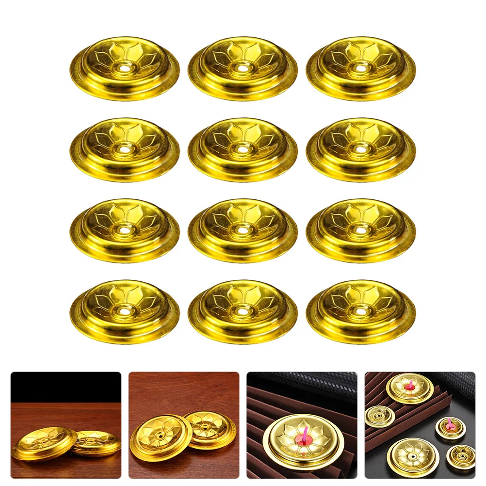 

12 Pcs Wick Float Oil Lamp On-Water Tray Simple Holders Butter Supplies Liquid Decorative Lanterns Pool