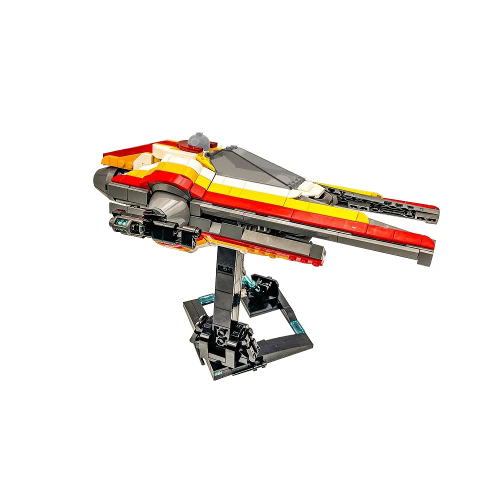 MOC Ayy Gida's M52X Starfighter Building Block U Wing Fighter Модель сращивания DIY Образовательная игрушка