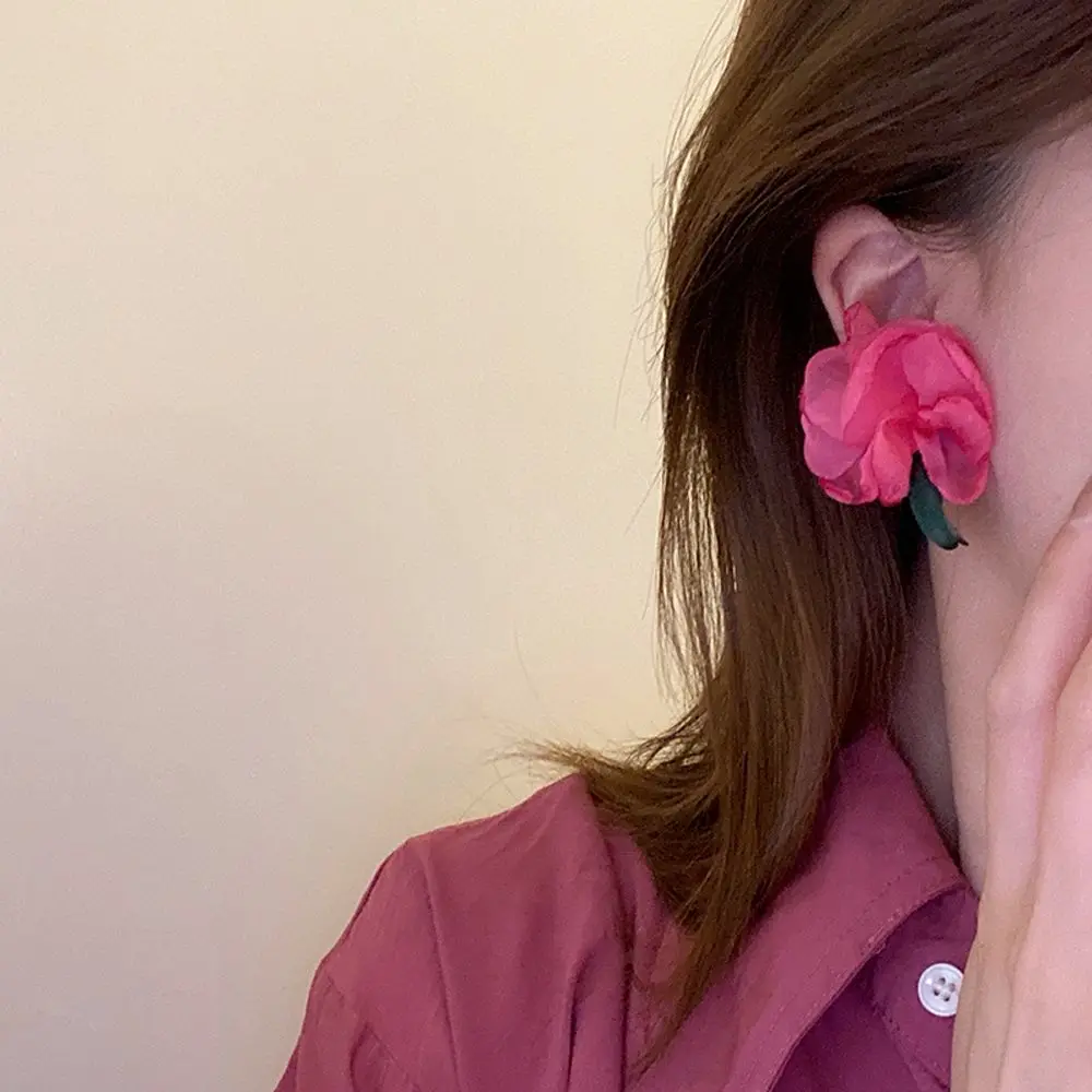 

Женские шифоновые серьги-гвоздики в Корейском стиле