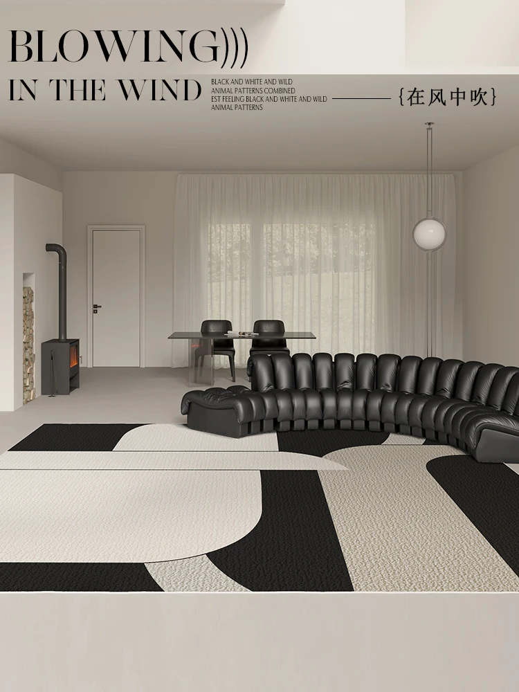 

Paris Fashion Art Design Living Room Carpet Luxury Premium Bedroom Rugs Modern Minimalist Abstract Carpets Home Decor Tapis 양탄자