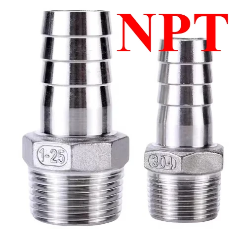 

6 8 10 12 13 14 15 -50 мм штуцер для шланга x 1/8 дюйма 1/4 дюйма 3/8 дюйма 1/2 дюйма 3/4 дюйма 1 дюйм 2 дюйма NPT наружная резьба 304 дюйма зеркальный разъем