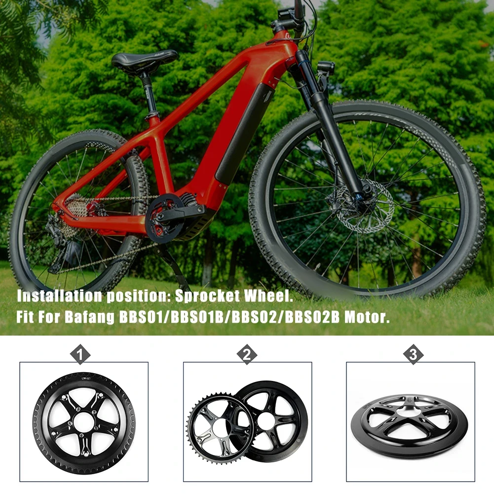 

1 комплект, электрические велосипеды для Bafang BBS02 46T 48T BBS01