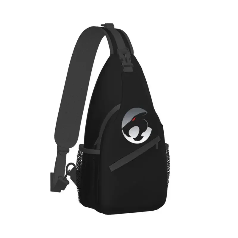 

Thundercats Logo Sling Crossbody Backpack Men Custom Cartoon Anime Shoulder Chest Bag for Travel Hiking Daypack