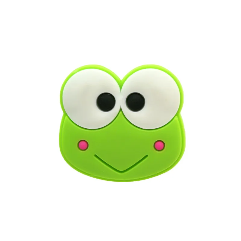 

Single Sale 1Pcs Frog PVC Shoe Charms DIY Shoe Bracelet Wristband Accessories for Girl Boys Adults Men Women Party Favor Gifts