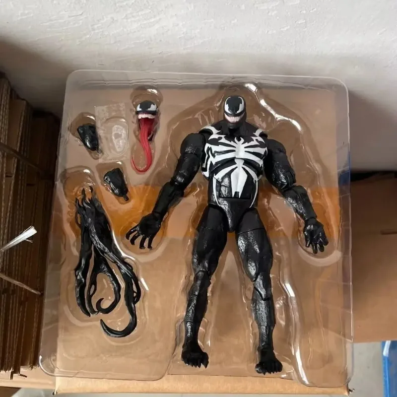 Фото В наличии: Фигурка Человека-паука Venom (версия KO Game), подвижная статуэтка, модель, подарки, игрушки. №1