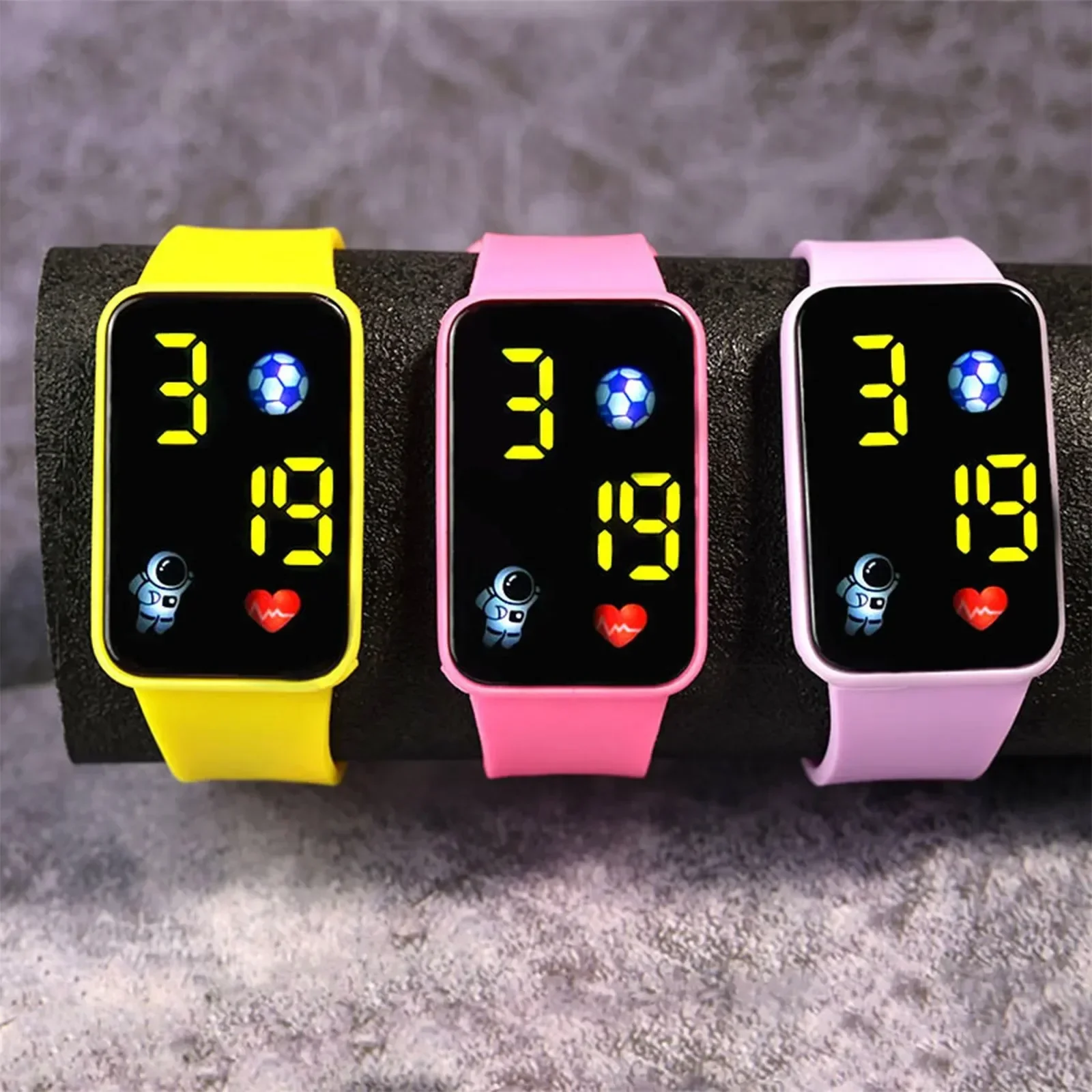 Новинка 2024 детские цифровые часы с подключенными часами детский мониторинг