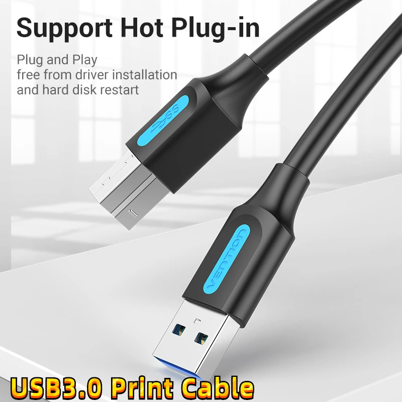 

1pcs USB 3.0 Printer Cable USB 3.0 Type A Male To B Male Cable Extension Printer Wire Cable for HP Printer 0.5m 1m 1.5m 2m 3m