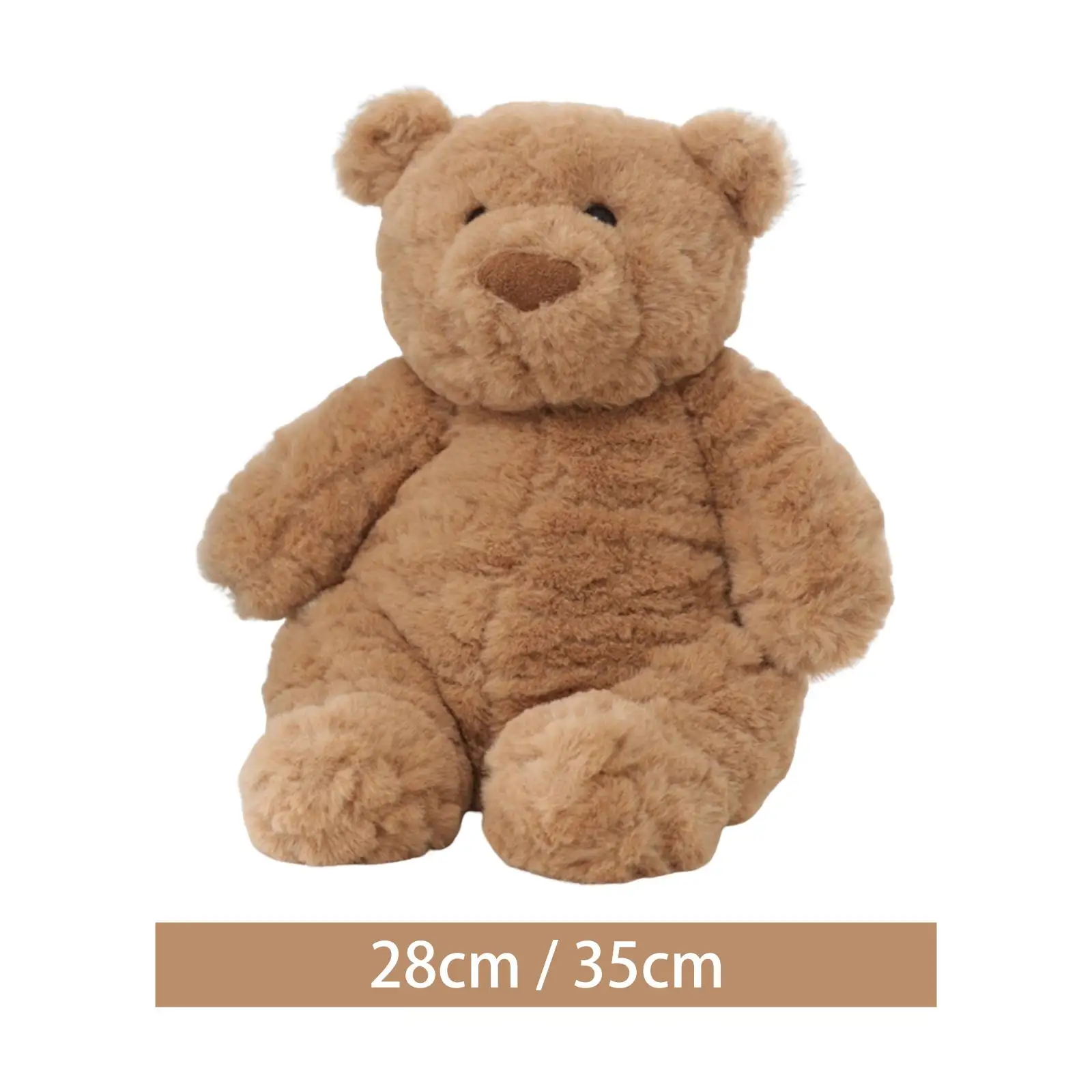 

Plush Bear Toy Stuffed Animals Comfort Cushion Hugging Gift Birthday Gifts Cute Pillow for Sofa Children Adults Decoration