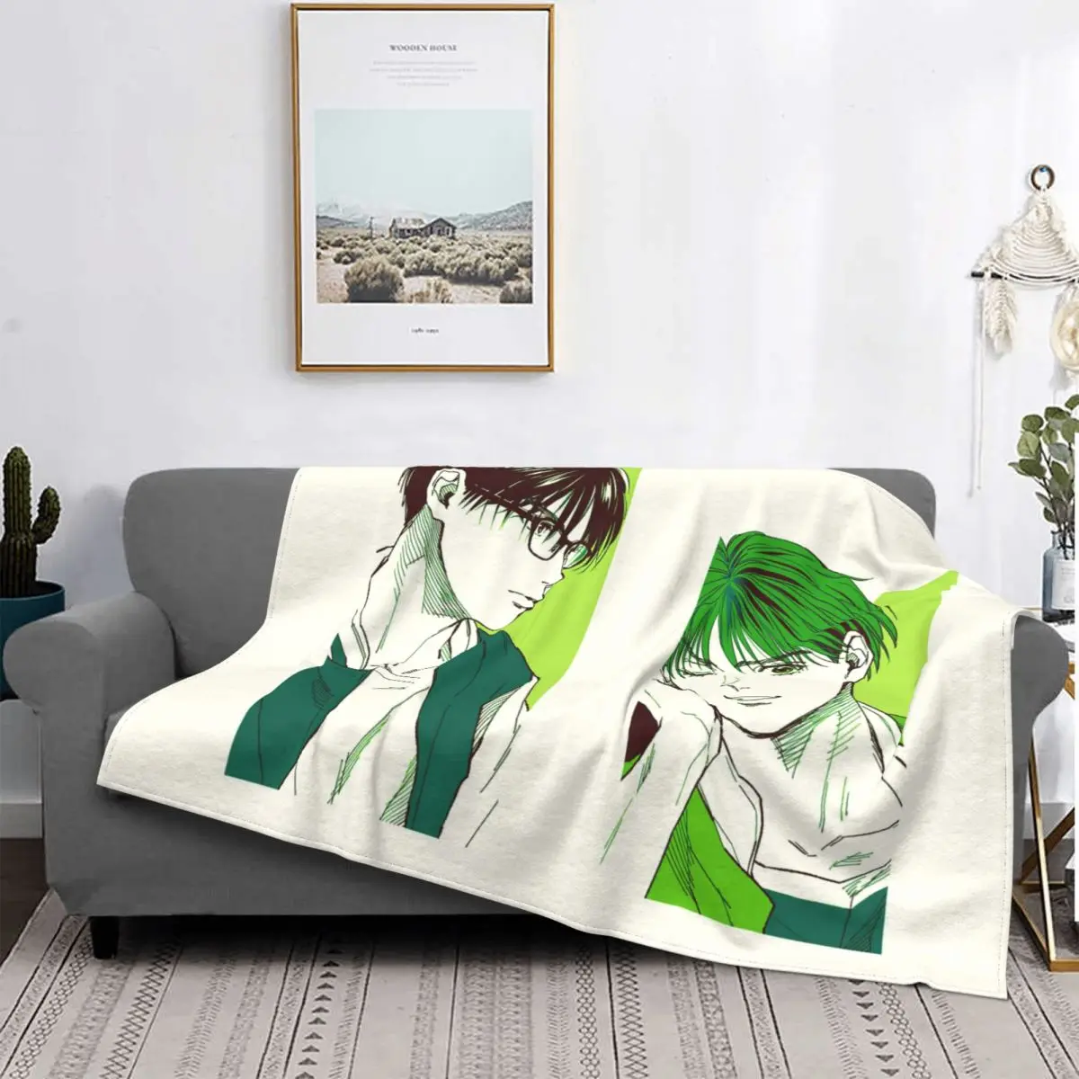 

Japanese Anime Slam Dunk Blanket Flannel Decoration Maple Rukawa Breathable Super Soft Blanket Sofa Travel Plush Thin Quilt