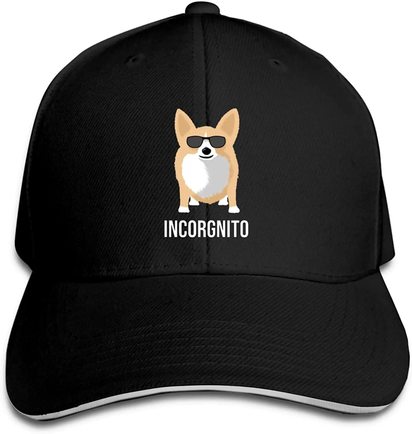 

Бейсболка унисекс Incorgnito Corgi, головные уборы в стиле хип-хоп